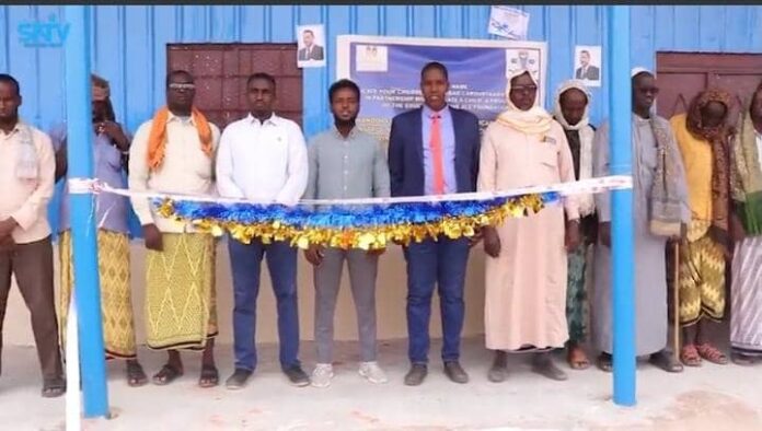 Iskuul laga hirgeliyay deegaanka Qalqaloocan ee gobolka Mudug oo xariga laga jaray.