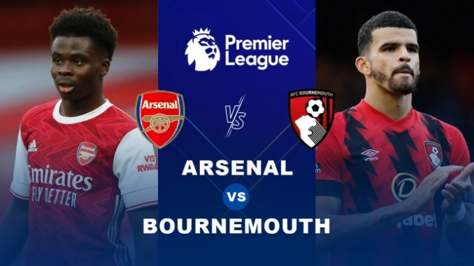 Hordhac: Arsenal vs Bournemouth.