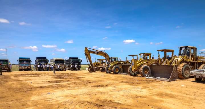 Madaxweynaha Galmudug oo daah furay Mashruuca dhismaha Garoonka diyaaradaha Magaalada Dhuusamareeb.