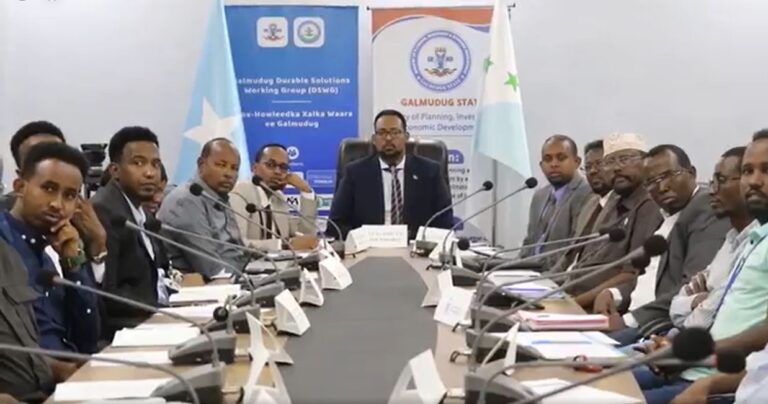 Shirka Arrimaha Xalka Waara Ee Barakacayaasha Galmudug Oo Dhuusamareeb ka furmey