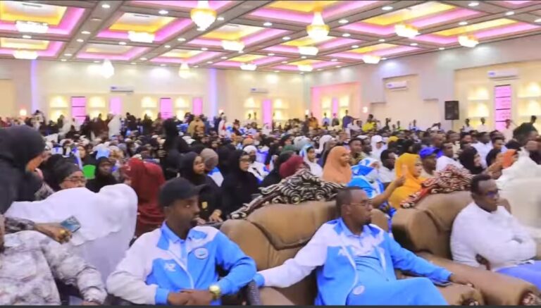 Munaasabad Abaalmarinno lagu guddoonsiinayay Xulka Kubadda Cagta Galmudug Oo ka dhacday Gaalkacayo.