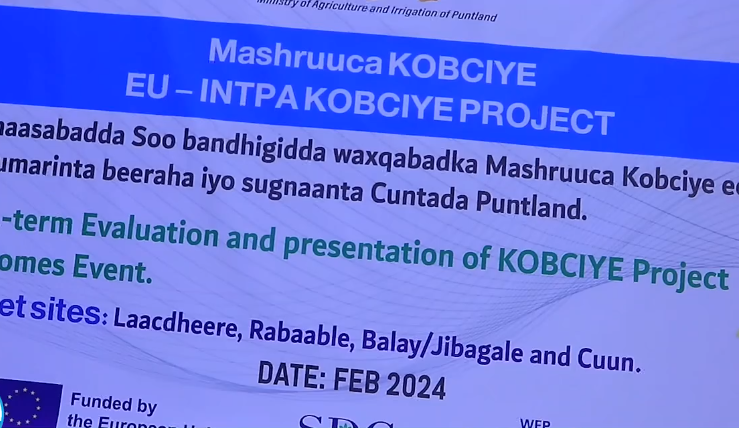 Mashruuca Kobciye Horumarinta Beeraleyda Oo Lagu soo bandhigay Garowe.