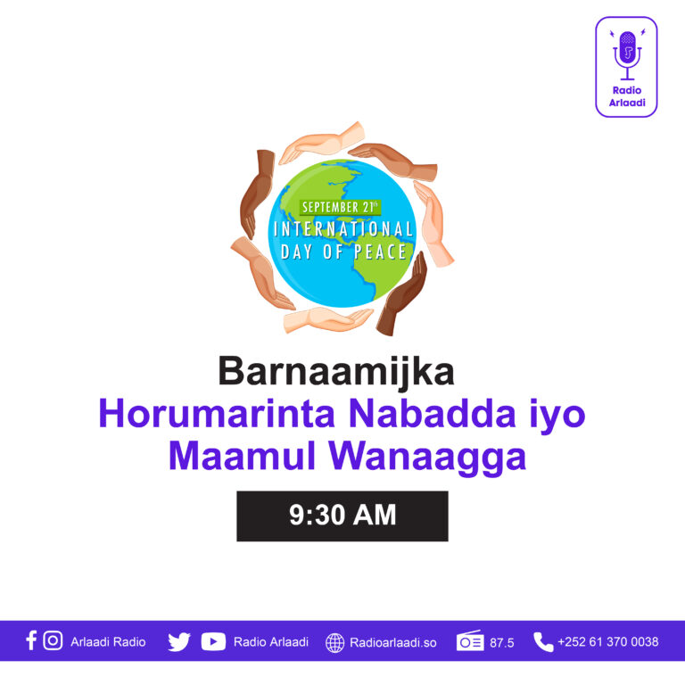 Barnaamijka Horumarinta Nabadda iyo Maamul Wanaagga Ee Arlaadi Radio
