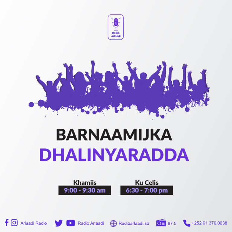 Barnaamijka Dhalinyarada Ee Arlaadi Radio.