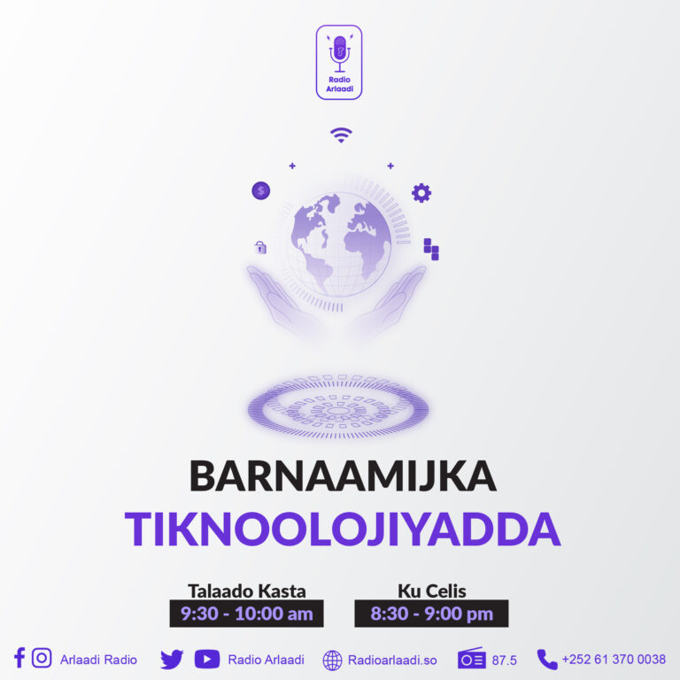 Barnaamijka Tiknoolajiyada Ee Arlaadi Radio.