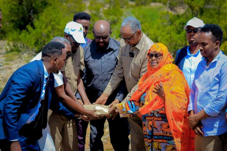 Dugsi Laga dhisayo Deegaanka Gargoorey Oo la dhagax dhigey.