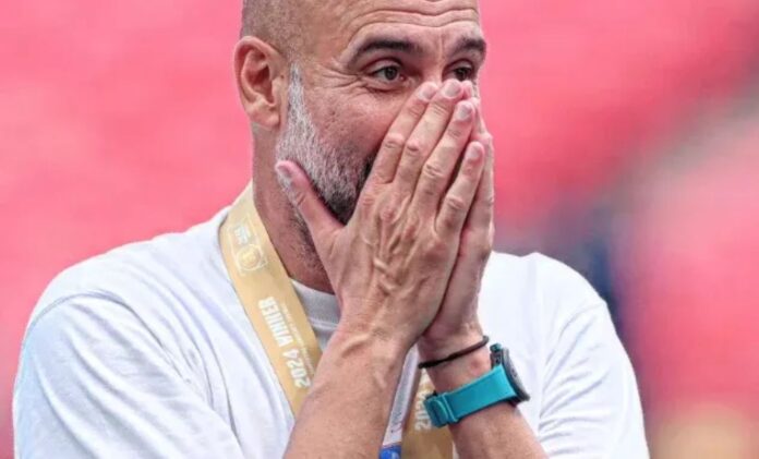 Pep Guardiola Oo Ka Hadlay Kulankii Man City Garaacday Man United.