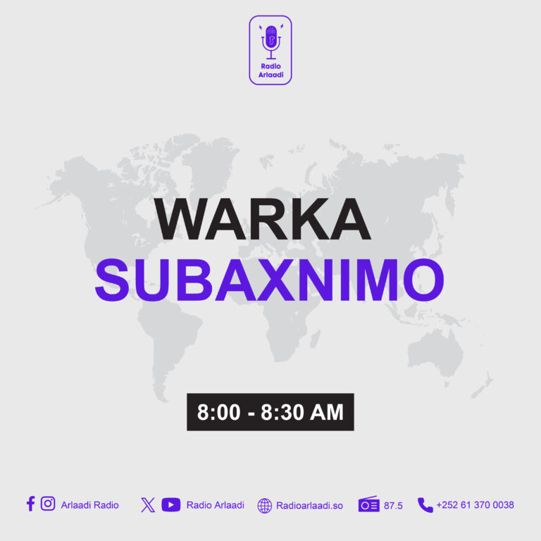 Warka Subaxnimo Ee Arlaadi Radio