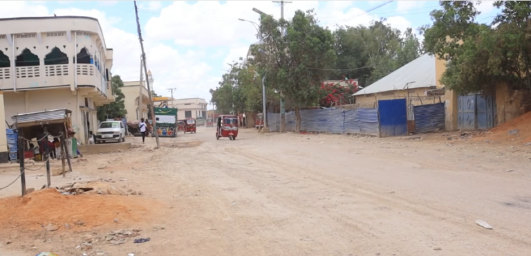 Bajaajleyda Magaalada Baladweyne Oo ka Cabanaya Wadooyinka Burbursan.